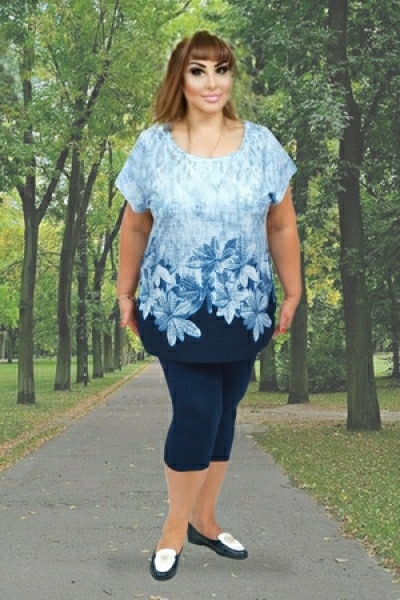 Картинка Костюм женский ( туника, бриджи) от интернет-магазина женской одежды LaTaDa