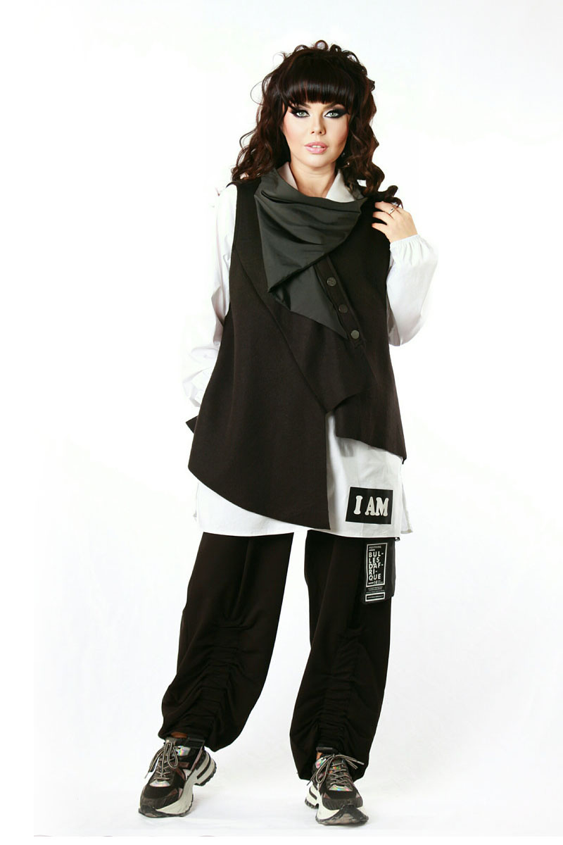 Картинка Костюм тройка (жилет, блуза-туника, брюки) от интернет-магазина женской одежды LaTaDa