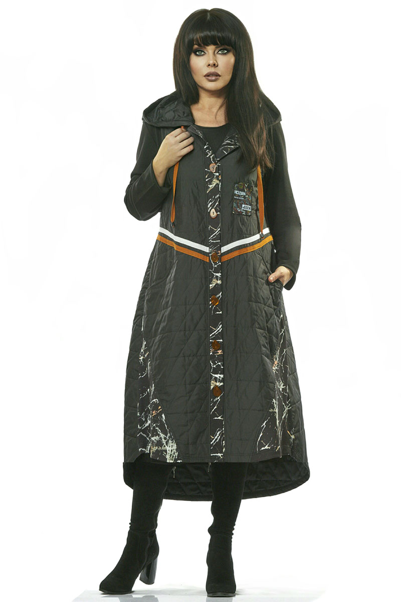 Картинка Костюм женский (жилет-пальто, платье) от магазина женской одежды LaTaDa