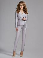 Картинка Костюм женский (жакет+пояс, брюки) от интернет-магазина женской одежды LaTaDa