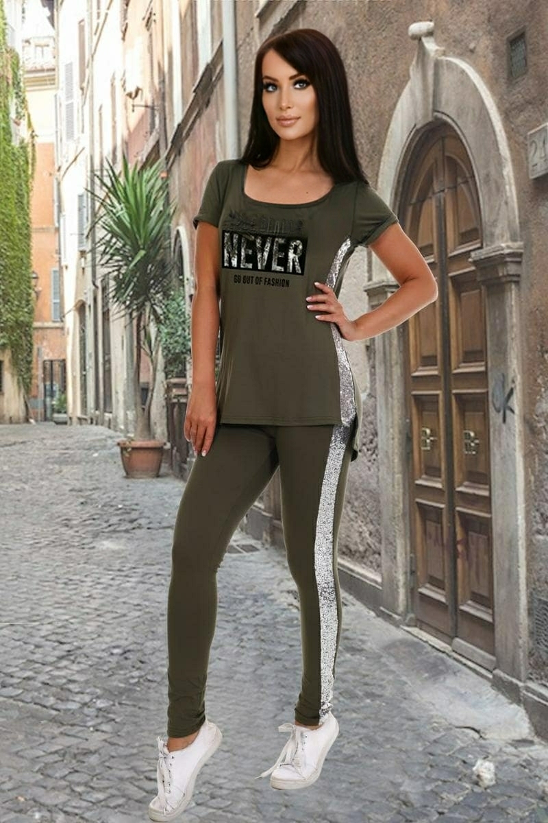 Картинка Костюм женский (футболка, легинсы) от интернет-магазина женской одежды LaTaDa