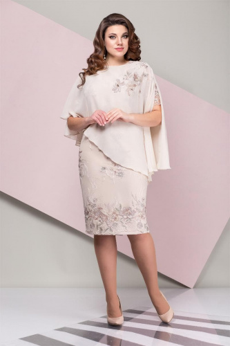 Платье вечернее (со съемной накидкой) от интернет-магазина женской одежды LaTaDa 