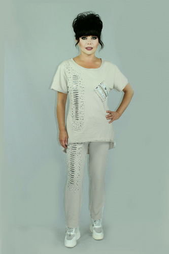 Картинка Брючный костюм (туника, брюки) от интернет-магазина женской одежды LaTaDa