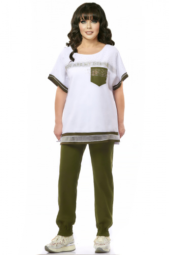 Картинка Костюм женский (футболка, брюки) от интернет-магазина женской одежды LaTaDa