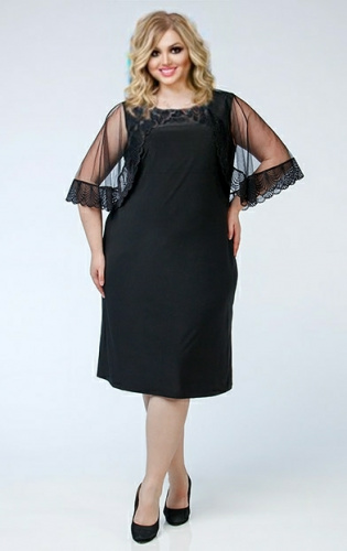 Платье вечернее с накидкой от интернет-магазина женской одежды LaTaDa 