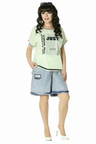 Картинка Костюм женский (футболка, шорты) от интернет-магазина женской одежды LaTaDa
